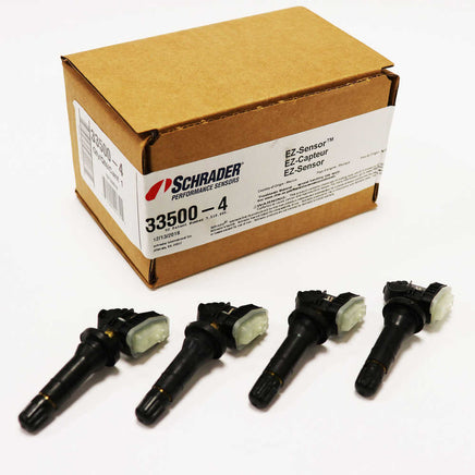 4 x TPMS Programmable Sensor Schrader Automotive 33500 314.9, 315 and 433 MHz
