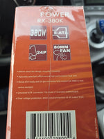 NuPOWER RX-380K 380W ATX12V SATA Connection Computer Power Supply Brand New